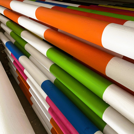 Coreless Horse Jump Wooden Pole (painted)