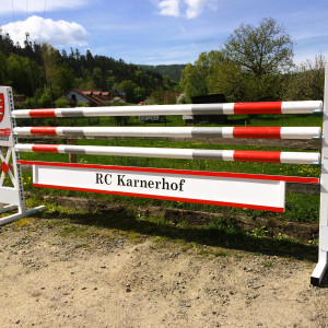 Holzplanke. Hindernisse und Zubehör für das Spring- und Dressurreiten