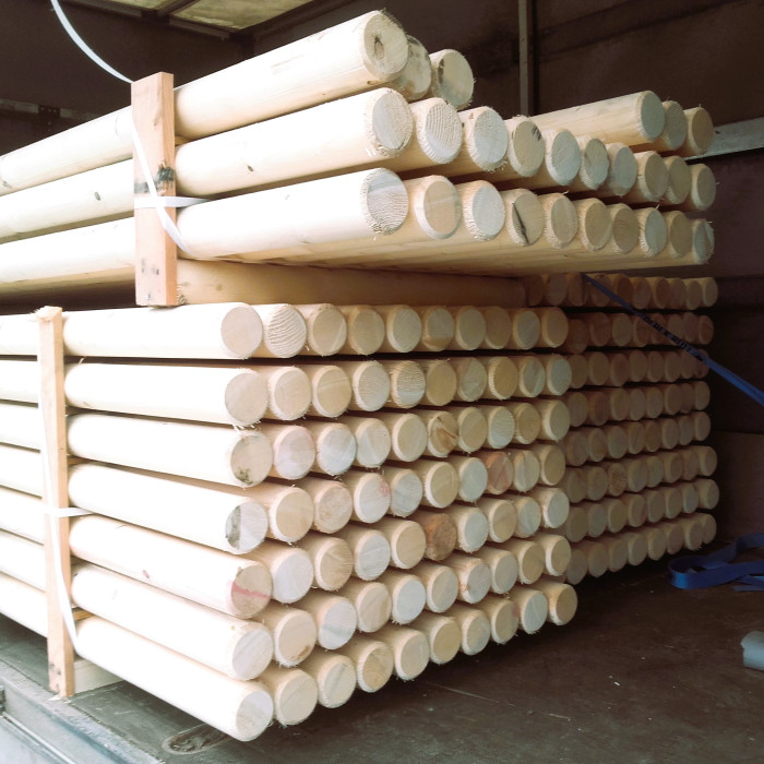 Coreless Horse Jump Wooden Pole (Unpainted)