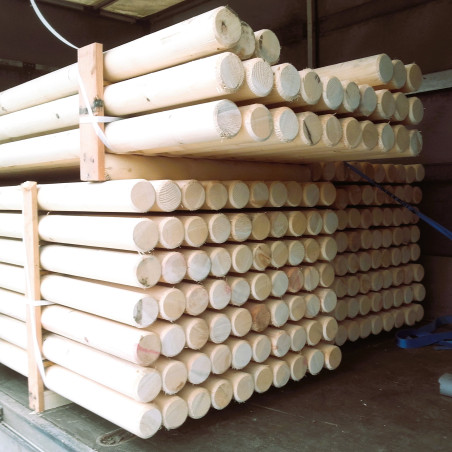 Coreless Horse Jump Wooden Pole (Unpainted)