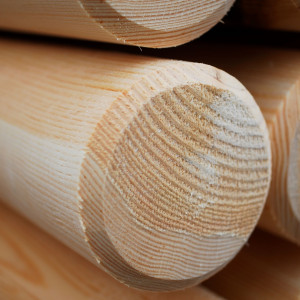 Dřevěná bariéra, bez jádra (nenatřená)