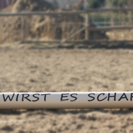 Hindernisstangen für Springreiten (Kunststoffstangen)