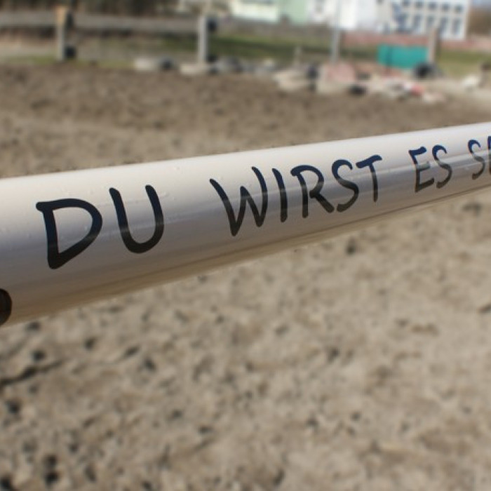 Hindernisstangen für Springreiten (Kunststoffstangen)