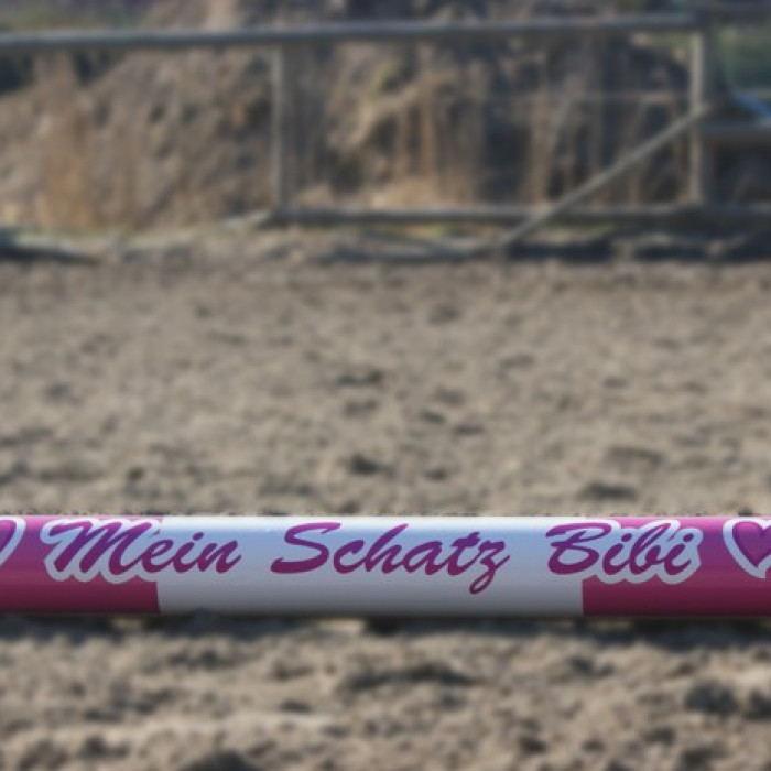 Hindernisstangen für Springreiten (Kunststoffstangen)