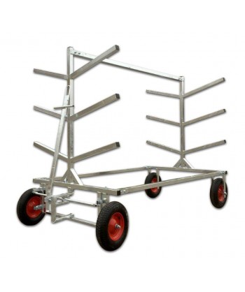 Horse jump pole trailer