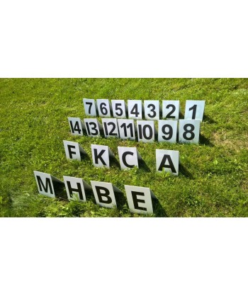 Obstacle marker (Letters or...