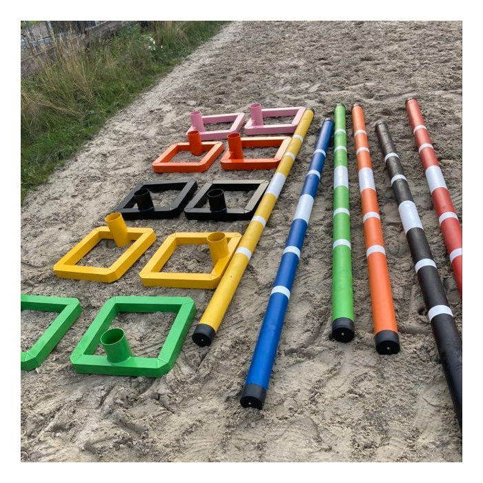 Viereck Cavaletti aus Aluminium| von Equipolis