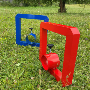 Viereck Cavaletti aus Aluminium| von Equipolis