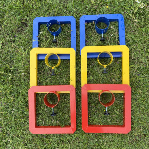 Viereck Cavaletti aus Aluminium| von Equipolis