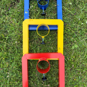 Viereck Cavaletti aus Aluminium| von Equipolis