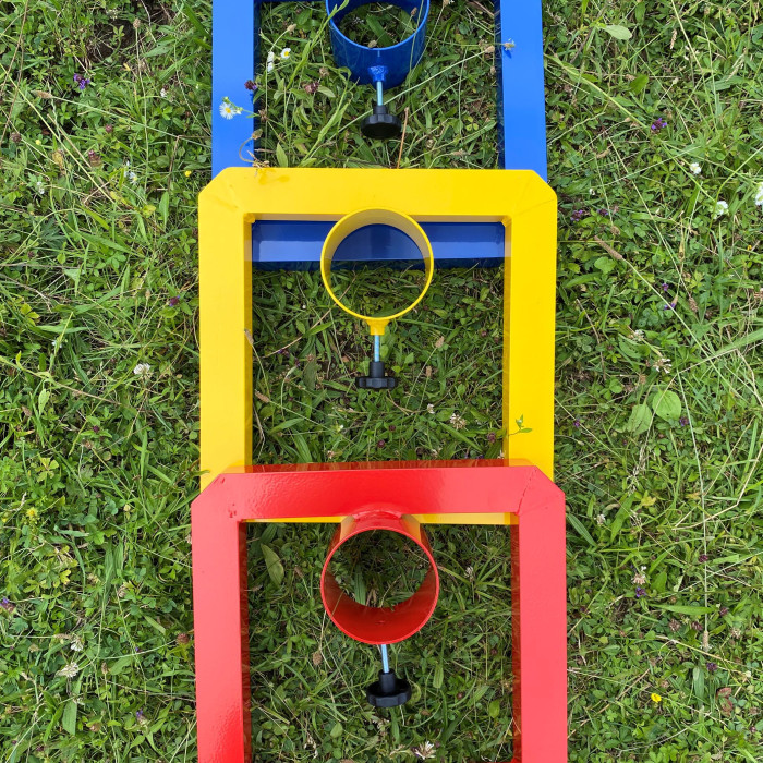 Viereck Cavaletti aus Aluminium| von Equipolis