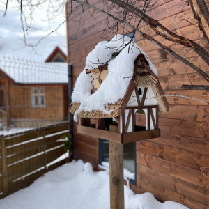 Vogelhaus  "Fachwerk"