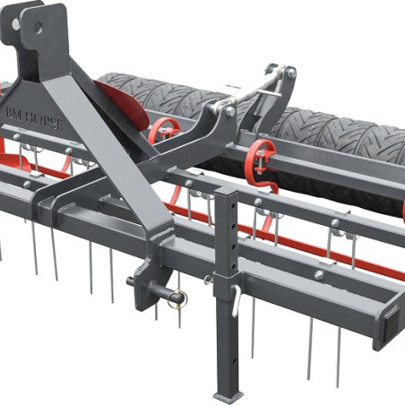Equus PROFI Reitplatzplaner mit Gummiwalze – professionelle Bodenpflege